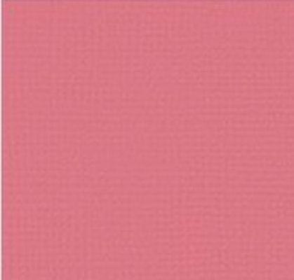 American Crafts - Cardstock - Linen Weave - 12 X 12 - Rosebud