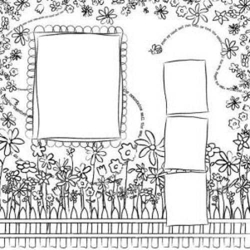 Prima Marketing Inc - IOD Paintable Picket Fence - 12"x12"