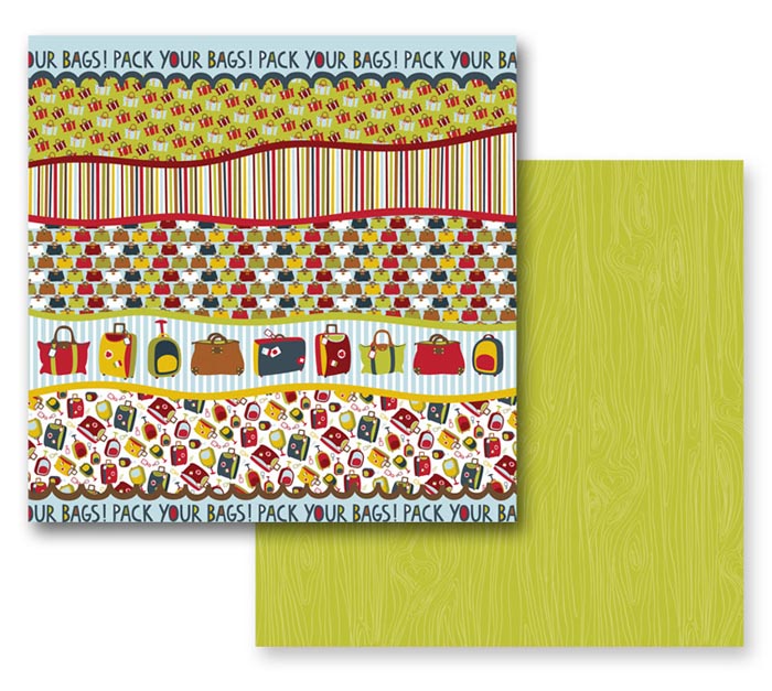 Prima Marketing Inc - Road Trip Patterned Paper  OPEN ROAD
