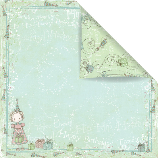 Prima Marketing Inc - Celebrate Patterned Paper Happy Birthday Jill with Jack and Jill