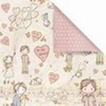 Prima Marketing Inc - Celebrate Patterned Paper Sweet Valentine with Jack and Jill