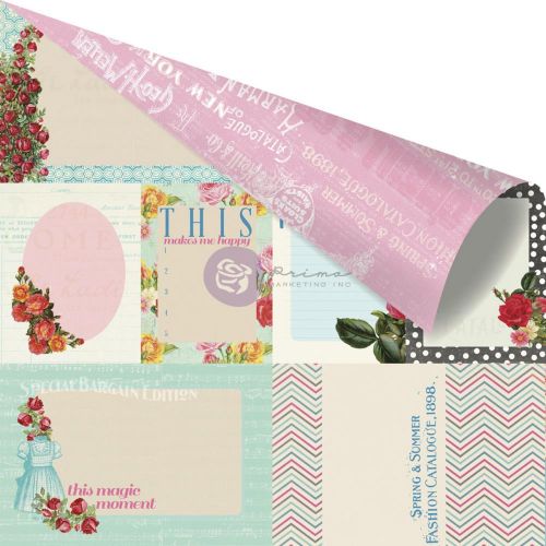 Prima Marketing Inc. - Anna Marie Collection - 12" Paper - Sewing Basket