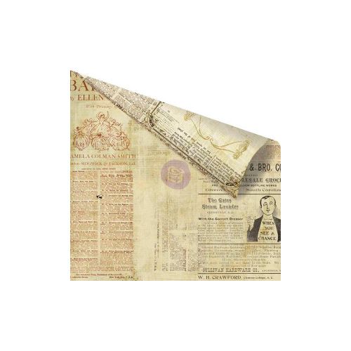 Prima Marketing Inc - Vintage Empotium - Double-Sided Cardstock 12"X12" - Bordeaux