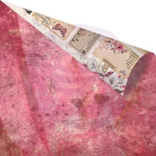 Prima Marketing Inc - Rossibelle Collection - Double-Sided Cardstock with Foil 12"X12" - Sweet Souvenirs