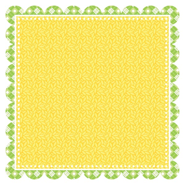 Prima Marketing Inc - Signs of Spring  - 12" x 12" Double-sided Patterned Paper  -  CITRUS