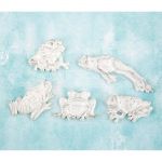 Prima Marketing Inc - Shabby Chic Treasures By Ingvild Bolme - Frogs 5/Pkg
