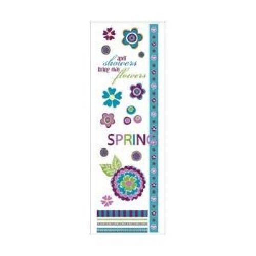 DAISY BUCKET DESIGNS -  RUB ONS - APRIL SHOWERS