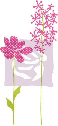 Prima Marketing INC - Iron Ons - Pink Flowers