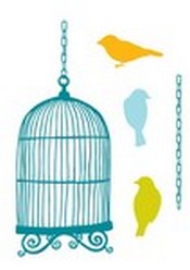 PRIMA MARKETING INC - FLOCKED IRON ONS BIRDIES