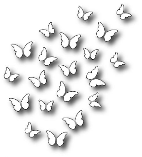 Memory Box Dies - Peaceful Butterfly Wings craft dies