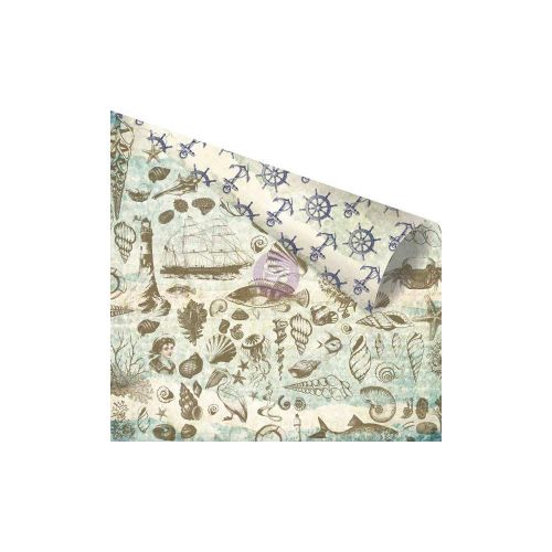 Prima Marketing Inc - French Riviera Collection - Double-Sided Cardstock 12"X12" - Au Bord de la Mer