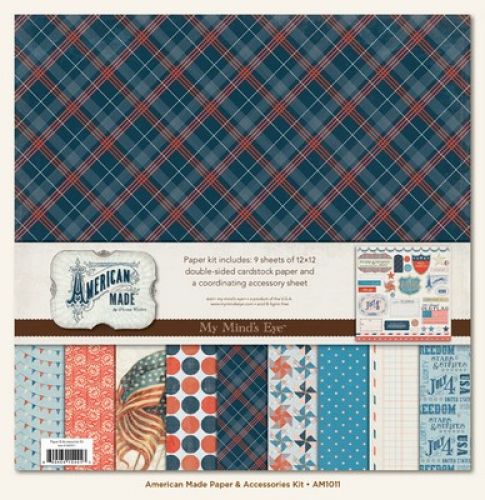 My Minds Eye - American Made - Paper & Accessories Kit