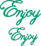 Cheery Lynn Designs Die - Enjoy (Set of 2)