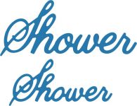 Cheery Lynn Designs Die - Shower (Set of 2)