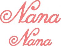 Cheery Lynn Designs Die - Nana (Set of 2)