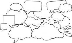 Cheery Lynn Designs Die - Say What? ( Set of 16 )