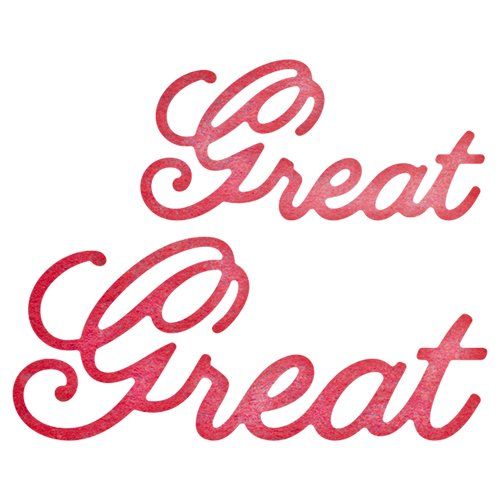 Cheery Lynn Designs Die - Great 2 Piece Die Set