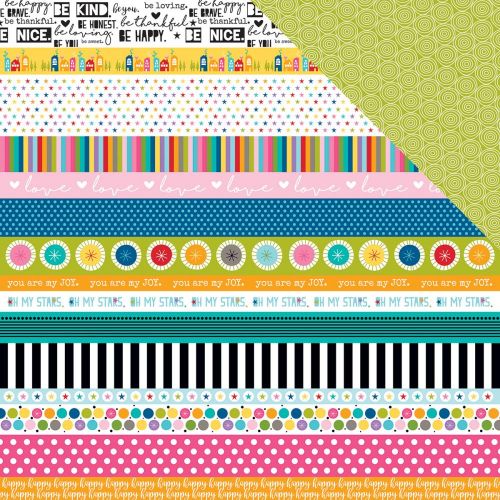 Bella Blvd - Oh My Stars Double-Sided Cardstock 12"X12" - Borders