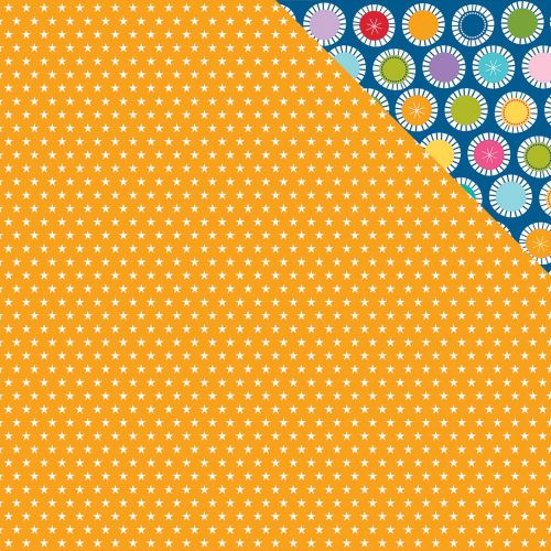 Bella Blvd - Oh My Stars Double-Sided Cardstock 12"X12" - Orange