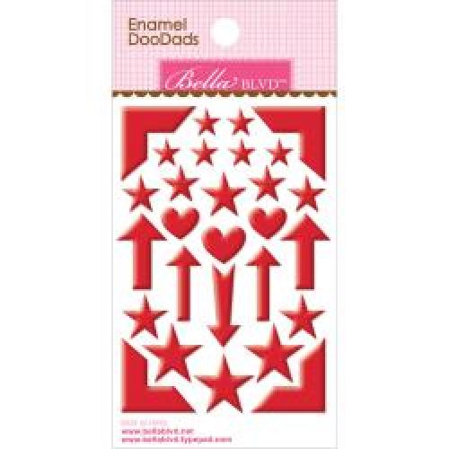 Bella Blvd - Enamel Stickers 3"X4.75" Doodads - McIntosh