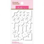 Bella Blvd - Enamel Stickers 3"X4.75" Doodads - Milk White
