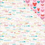 Bella Blvd - Illustrated Faith - Whatever Is Lovely - Cardstock 12"X12" - Noble