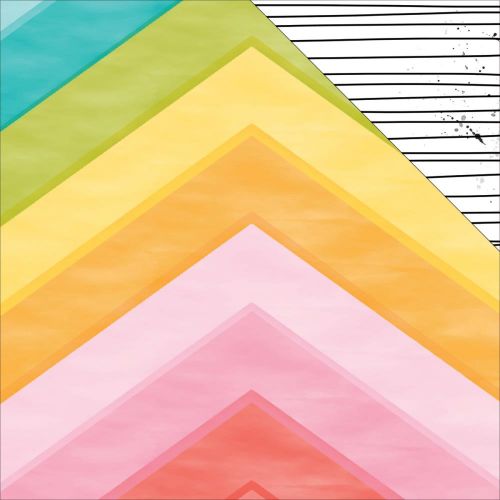 Bella Blvd - Illustrated Faith - Whatever Is Lovely - Cardstock 12"X12" - Admirable