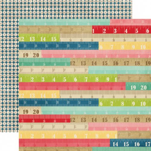 Echo Park Paper Company - Beautiful Life Collection - Rulers Paper