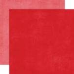 Echo Park Paper Company - Beautiful Life Collection - Red/Pink Distressed Solid Paper