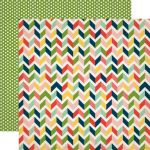 Carta Bella Paper Company - It's a Celebration Collection - 12x12" Paper - Chevron
