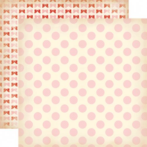 Carta Bella Paper Company - Baby Mine Girl Collection - 12x12" Paper - Baby Girl Dots