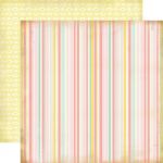 Carta Bella Paper Company - Baby Mine Girl Collection - 12x12" Paper - Baby Girl Stripe