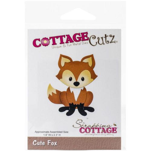 Cottage Cutz - Scrapping Cottage - Die - Cute Fox 1.9"X2.3"