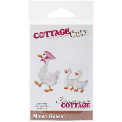 Cottage Cutz - Scrapping Cottage - Die - Mama Goose 2.6"X2"