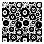 Impression Obsession - Cover-A-Card - Cling Mount Rubber Stamp - Cogs