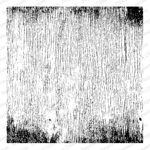 Impression Obsession - Cover-A-Card - Cling Mount Rubber Stamp - Wood Texture