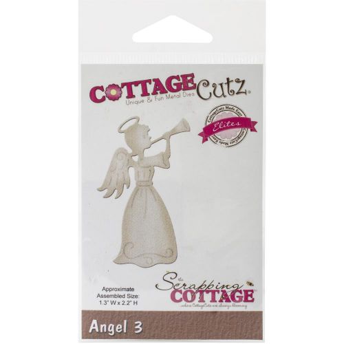 Cottage Cutz - Scrapping Cottage - Die - Angel #3, 1.3"X2.2"