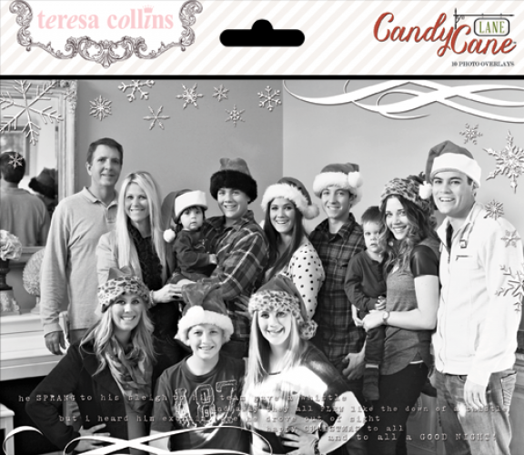 Teresa Collins Designs - Candy Cane Lane - Photo Overlays