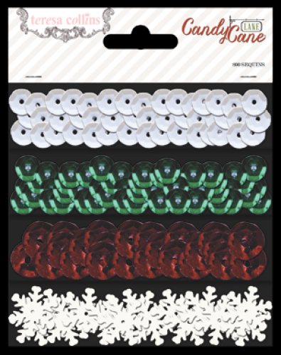 Teresa Collins Designs - Candy Cane Lane - Sequins