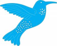 Cheery Lynn Designs Die - Hummingbird