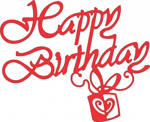 Cheery Lynn Designs Die - Happy Birthday