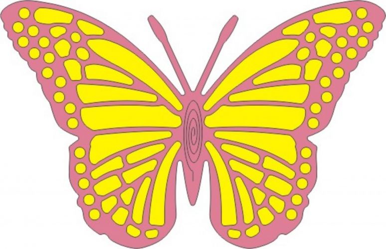 Cheery Lynn Designs Die - Exotic Butterfly Large #2