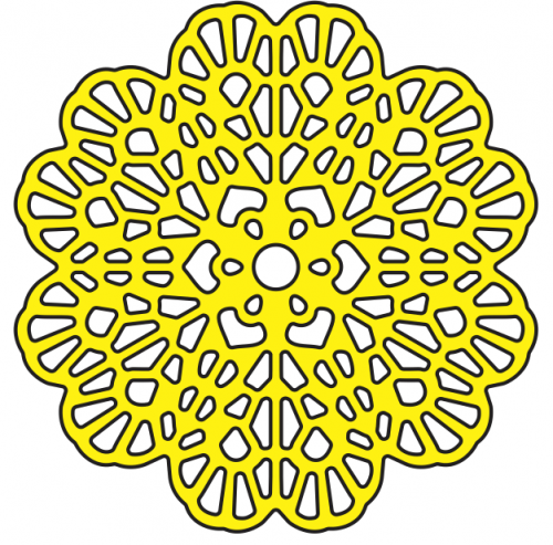 Cheery Lynn Designs Die - Italian Flourish Tiny Doily