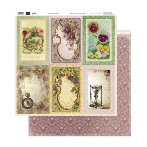 Couture Creations - Hearts Ease Collection - Paper - Pansy Journaling