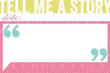 My Mind's Eye - Cut & Paste - Story - 4x6 Journal Card