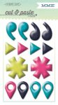 My Mind's Eye - Cut & Paste - Story - Enamel Shapes