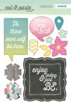 My Mind's Eye - Cut & Paste - Be - Chipboard Stickers