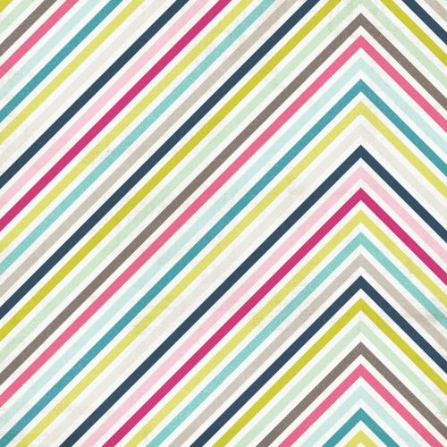 My Mind's Eye - Cut & Paste - Be - Live  - 12" x 12" Double Sided Patterned Paper