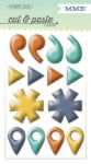 My Mind's Eye - Cut & Paste - Bliss - Enamel Shapes