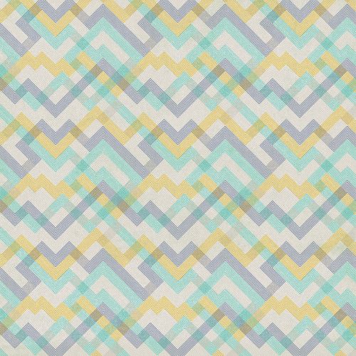 My Mind's Eye - Cut & Paste - Hey You - Trend  - 12" x 12" Double Sided Patterned Paper